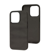 Чохол для iPhone 13 Joyporodo Carbon MagSafe black