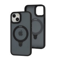 Чохол для iPhone 13 Matt Guard MagSafe Ring чорний