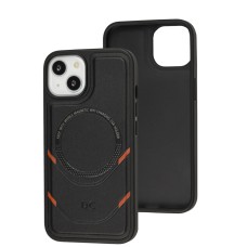 Чохол для iPhone 13 MagSafe eco-leather + MagSafe popSocket black