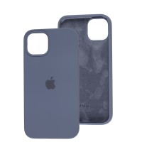 Чохол для iPhone 13 Silicone Full сірий / lavender grey