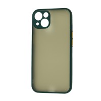 Чохол для iPhone 13 LikGus Totu camera protect оливковий