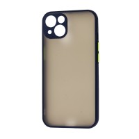 Чехол для iPhone 13 LikGus Totu camera protect темно-синий