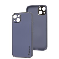 Чохол для iPhone 14 Plus Leather Xshield lavender gray