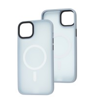 Чохол для iPhone 14 Plus WAVE Matte Colorful MagSafe blue