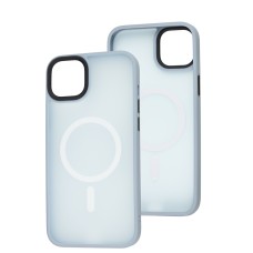 Чохол для iPhone 14 Plus WAVE Matte Colorful MagSafe blue