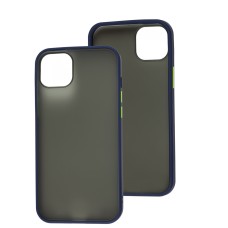 Чохол для iPhone 14 Plus LikGus Maxshield синій