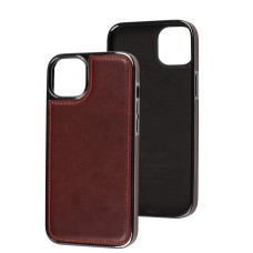 Чохол для iPhone 14 Plus Puloka leather Lux red
