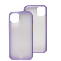 Чохол для iPhone 14 Plus LikGus Maxshield бузковий