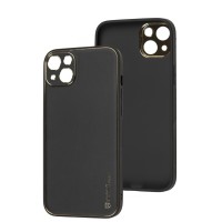 Чохол для iPhone 14 Plus Leather Xshield black