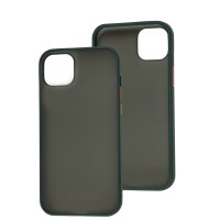 Чохол для iPhone 14 Plus LikGus Maxshield оливковий