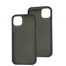 Чохол для iPhone 14 Plus LikGus Maxshield оливковий