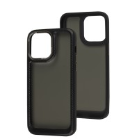 Чохол для iPhone 14 Pro Max Carbon style black