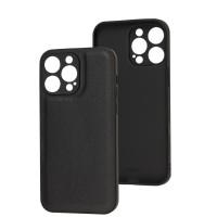 Чохол для iPhone 14 Pro Max Eco Leather black
