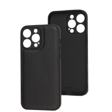 Чохол для iPhone 14 Pro Max Eco Leather black