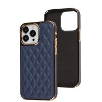 Чохол для iPhone 14 Pro Max Puloka leather case blue