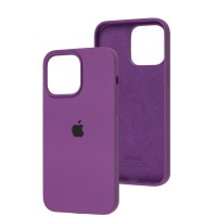 Чохол для iPhone 14 Pro Max Silicone Full фіолетовий / grape