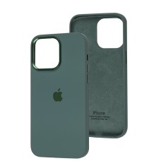 Чохол для iPhone 14 Pro Max New silicone case pine green