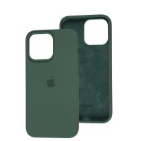 Чохол для iPhone 14 Pro Max Silicone Full зелений / pine green
