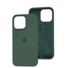 Чохол для iPhone 14 Pro Max Silicone Full зелений / pine green