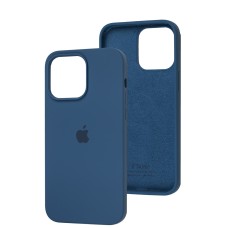 Чохол для iPhone 14 Pro Max Silicone Full синій/cobalt blue