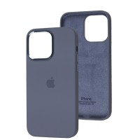 Чохол для iPhone 14 Pro Max New silicone case lavender gray