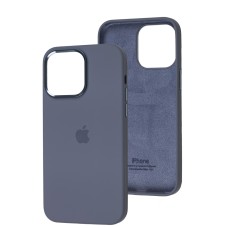 Чохол для iPhone 14 Pro Max New silicone case lavender gray