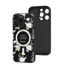 Чохол для iPhone 14 Pro Max Secret Garden MagSafe black