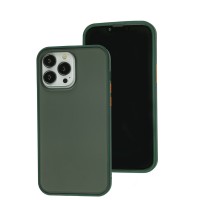 Чохол для iPhone 14 Pro Max LikGus Maxshield оливковий