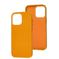 Чохол для iPhone 14 Pro Max Leather with MagSafe golden brown