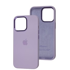 Чохол для iPhone 14 Pro Max New silicone Metal Buttons lilac