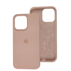 Чохол для iPhone 14 Pro Max Silicone Full рожевий / pink sand