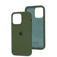 Чохол для iPhone 14 Pro Max Silicone Full зелений / cyprus green