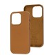 Чохол для iPhone 14 Pro Max Leather with MagSafe saddle brown