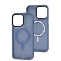Чохол для iPhone 14 Pro Max WAVE Matte Insane MagSafe sierra blue