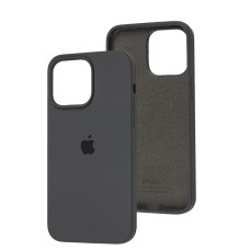 Чохол для iPhone 14 Pro Max Silicone Full сірий / dark grey