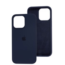 Чохол для iPhone 14 Pro Max Silicone Full синій / midnight blue