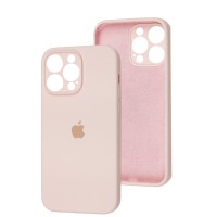 Чохол для iPhone 14 Pro Max Square Full camera chalk pink