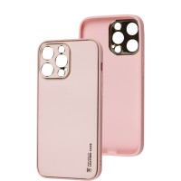 Чохол для iPhone 14 Pro Max Leather Xshield pink