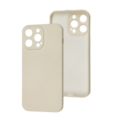 Чохол для iPhone 14 Pro Max Colorful MagSafe Full beige