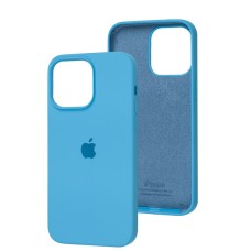 Чохол для iPhone 14 Pro Max Silicone Full блакитний/blue
