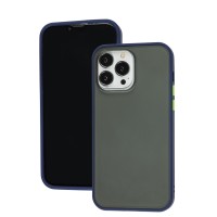 Чохол для iPhone 14 Pro Max LikGus Maxshield синій