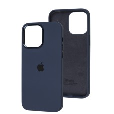 Чохол для iPhone 14 Pro Max New silicone case midnighte blue