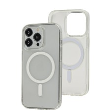 Чохол для iPhone 14 Pro Max Clear color MagSafe clear