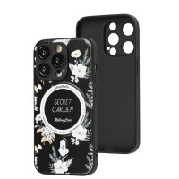 Чохол для iPhone 14 Pro Secret Garden MagSafe black