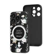 Чохол для iPhone 14 Pro Secret Garden MagSafe black