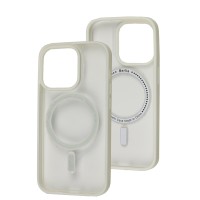 Чохол для iPhone 14 Pro Berlia Color MagSafe white