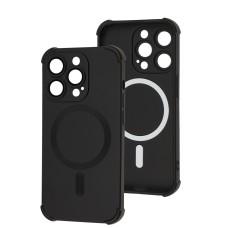 Чохол для iPhone 14 Pro WAVE Silk Touch WXD MagSafe black