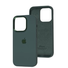 Чохол для iPhone 14 Pro New silicone case pine green