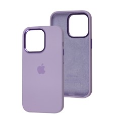Чохол для iPhone 14 Pro New silicone Metal Buttons lilac