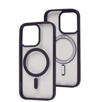 Чохол для iPhone 14 Pro Berlia Color MagSafe deep purple